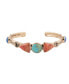 Фото #1 товара Браслет Barse Bronco Multi Stone Cuff