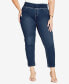 Фото #1 товара Plus Size Butter Denim Average Length Pull On Jeans