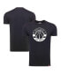 Фото #1 товара Men's Black Washington Wizards Hebrew Language Comfy Tri-Blend T-shirt