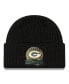 Men's Black Green Bay Packers 2022 Salute To Service Knit Hat