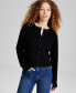 ფოტო #2 პროდუქტის Women's Pointelle Knit Button Front Cardigan, Created for Macy's