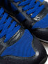 Фото #9 товара мужские кроссовки повседневные черные синие текстильные низкие демисезонные Armani Exchange Sneakersy