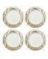 Фото #1 товара Tall Trees 4 Piece Dinner Plates Set, Service for 4