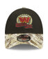 Фото #4 товара Men's Black, Camo Washington Commanders 2022 Salute To Service 9FORTY Snapback Trucker Hat