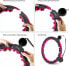 Фото #4 товара HMS HHM16 HULA HOP BLACK/PINK Z MAGNESAMI I OBCIĄŻNIKIEM + LICZNIK HMS