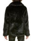 The Kooples Fuzzy Jacket Women's Black 0