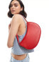 Pull&Bear shoulder saddle bag in red