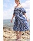 ფოტო #2 პროდუქტის Animal World Smocked Cotton Silk Dress