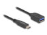 Delock 60568 - USB 3.1 Kabel C Stecker auf A Buchse koaxial 50 cm - Cable - Digital