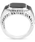 ფოტო #4 პროდუქტის EFFY® Men's Onyx & Black Spinel Statement Ring in Sterling Silver
