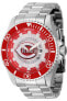 Invicta Men's 43460 MLB Cincinnati Reds Quartz Red Silver White Black Dial Wa...
