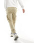 Champion cuffed cargo trousers in beige