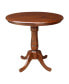 36" Round Top Pedestal Table - 34.9"H