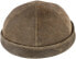 Фото #1 товара Docker Cap, Sailor Hat Made of 100% Leather, Made in Germany, Comfortable and Skin-Friendly, Brown