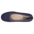 Propet Yen Knit Slip On Womens Blue Flats Casual WCX074M-NVY