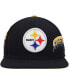 Men's Black Pittsburgh Steelers Hometown Snapback Hat