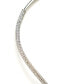 Фото #2 товара Kleinfeld faux Stone Pave Hinged Collar Necklace