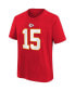 ფოტო #2 პროდუქტის Little Boys and Girls Patrick Mahomes Red Kansas City Chiefs Player Name and Number T-shirt