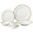 Georgette 24-Pc. Dinnerware Set, Service for 4 Золотистый - фото #1