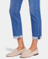 ფოტო #2 პროდუქტის Women's Sheri Slim Ankle Roll Cuff Jeans