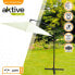 AKTIVE Eccentric Banana Garden 270 cm Aluminium Pole 48-42 mm Heigth 245 cm