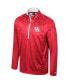 Фото #3 товара Men's Red Houston Cougars The Machine Half-Zip Jacket