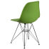 Фото #2 товара Elon Series Green Plastic Chair With Chrome Base