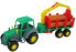 Фото #1 товара Детский игрушечный транспорт Polesie Трактор с прицепом и деревом в сетке - 35370