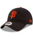 Фото #2 товара Men's Black San Francisco Giants Logo Replica Core Classic 9Twenty Adjustable Hat