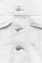 Trf denim jacket with turn-up detail