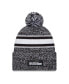 Фото #2 товара Men's Heather Black Chicago Bears 2023 Inspire Change Cuffed Knit Hat With Pom