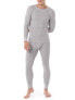 Фото #7 товара Fruit of the Loom Waffle Underwear Men 2XL Grey Ivory Polyester Thermal 2-Pack