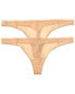 Фото #1 товара Lively 2Pk The Palm Lace Thong Women's