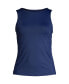 Фото #1 товара Women's Long Chlorine Resistant High Neck UPF 50 Modest Tankini Swimsuit Top
