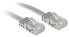 Lindy 0.3m Cat.6 U/UTP Flat Cable - Grey - 0.3 m - Cat6 - RJ-45 - RJ-45