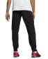 ფოტო #2 პროდუქტის Men's Ferrari Race Regular-Fit Contrast Piped Fleece Sweatpants