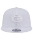 Men's Green Bay Packers Main White on White 9FIFTY Snapback Hat