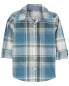 Фото #3 товара Toddler Plaid Button-Front Shirt 2T