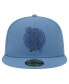 Фото #3 товара Men's Blue Distressed Boston Celtics Color Pack Faded Tonal 59FIFTY Fitted Hat