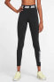 Фото #1 товара Sportswear Tight Fit Bel Bantlı Yüksek Belli Pamuk Polyester Siyah Tayt