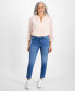 Фото #1 товара Petite Mid Rise Slim Leg Jeans, Created for Macy's