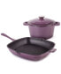 Фото #1 товара Neo Cast Iron 3 Quart Covered Dutch Oven and 11" Grill Pan, Set of 2
