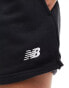 New Balance sport essentials french terry short in black