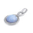 Silver pendant with natural Agate JST14709BA