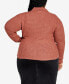 Фото #4 товара Plus Size Bridget V-Neck Sweater