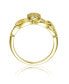 ფოტო #3 პროდუქტის RA 14K Gold Plated Clear Cubic Zirconia Linking Ring