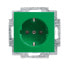BUSCH JAEGER 2013-0-5386 - CEE 7/3 - Green,Silver - 250 V - 16 A