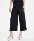 Women's Wide-Leg Cropped Pull-On Pants, Created for Macy's