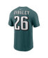 Nike Men's Saquon Barkley Midnight Green Philadelphia Eagles Player Name Number T-Shirt