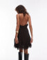 Фото #4 товара Mango ruffle cami mini dress in brown